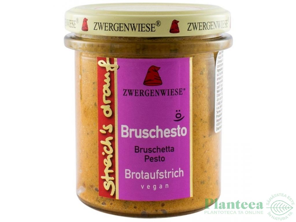 Crema tartinabila pesto eco 160g - ZWERGENWIESE