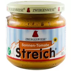 Pate vegetal fl soarelui tomate eco 180g - ZWERGENWIESE