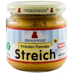 Pate vegetal fl soarelui tomate verdeturi eco 180g - ZWERGENWIESE