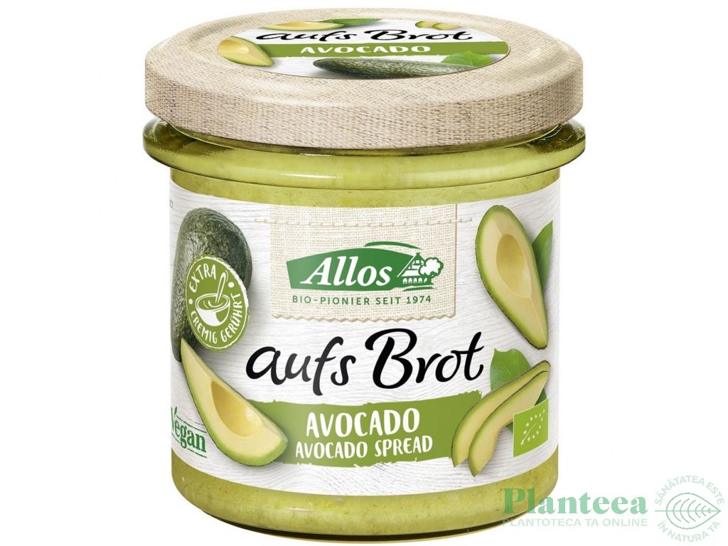 Crema tartinabila avocado fara gluten eco 140g - ALLOS