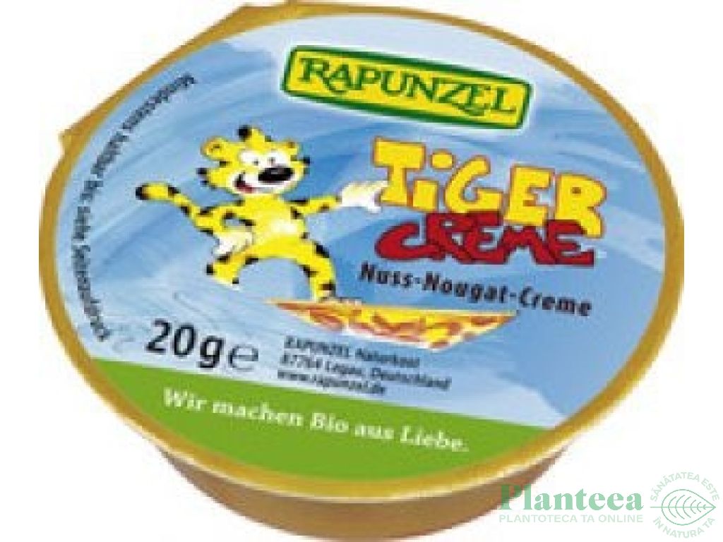 Crema desert nougat Tiger eco 20g - RAPUNZEL