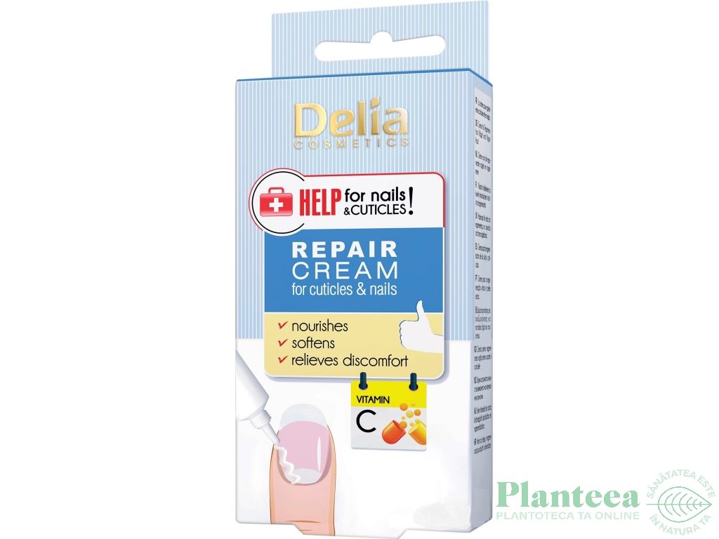 Crema tratament unghii cuticule Help 15ml - DELIA