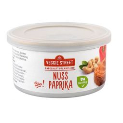 Pate vegetal ardei rosu nuci 125g - VEGGIE STREET