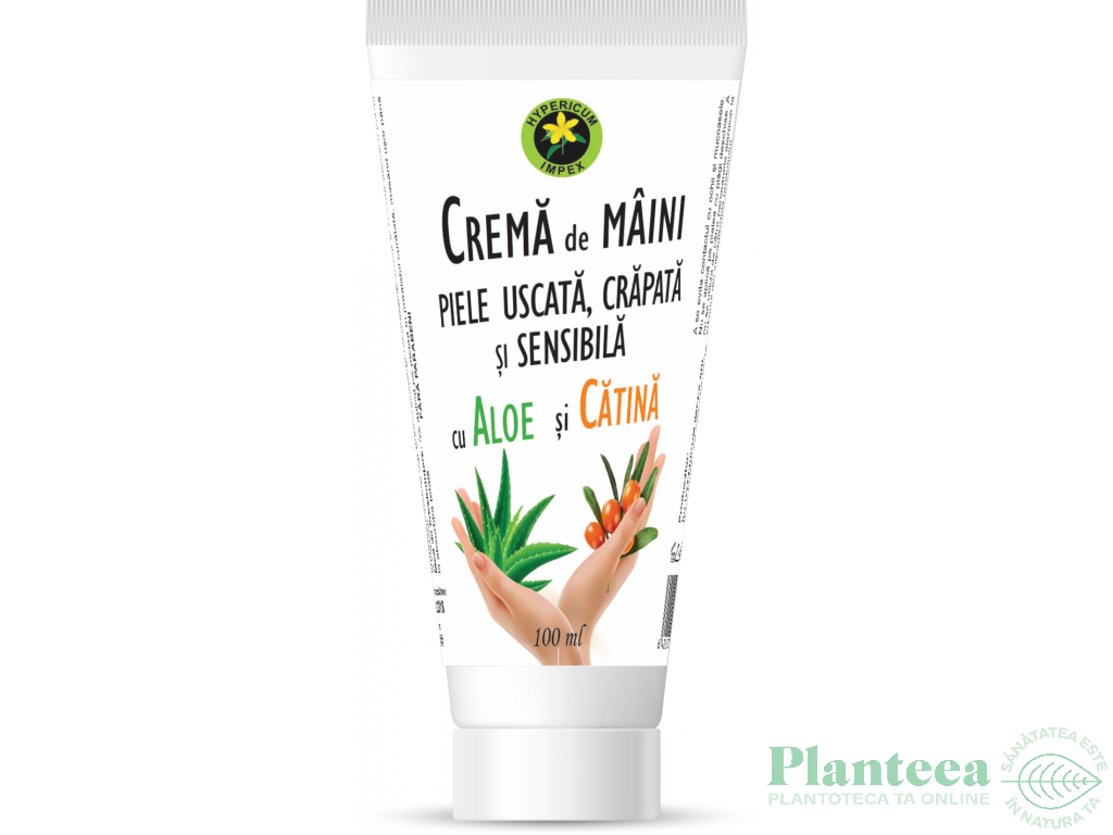 Crema maini uscate aloe catina 100ml - HYPERICUM PLANT