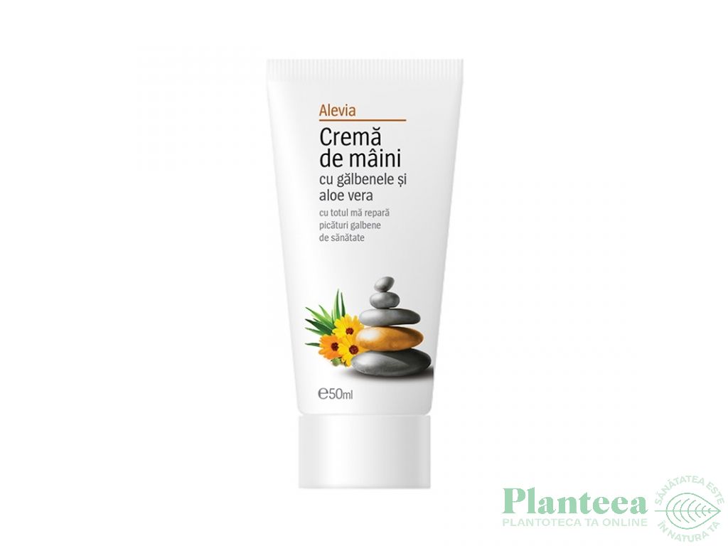 Crema maini galbenele aloe vera 50ml - ALEVIA