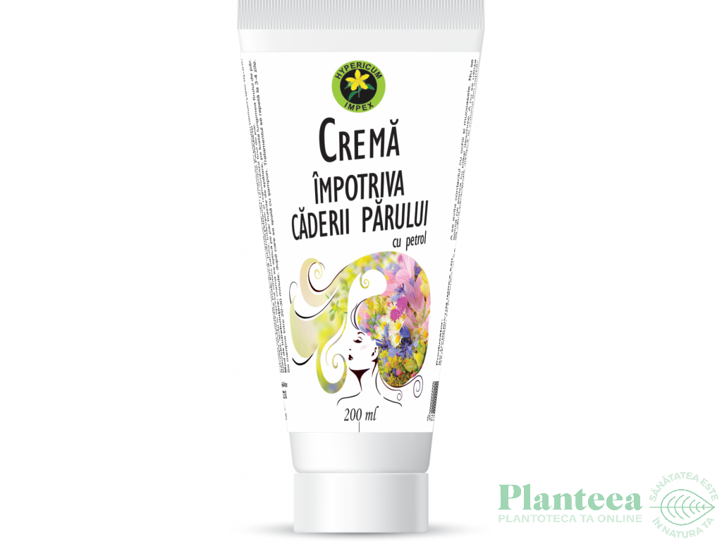 Crema par imp caderii petrol 200ml - HYPERICUM PLANT