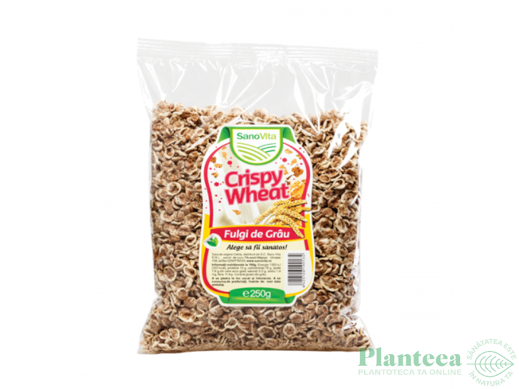 Fulgi grau crispy 250g - SANOVITA