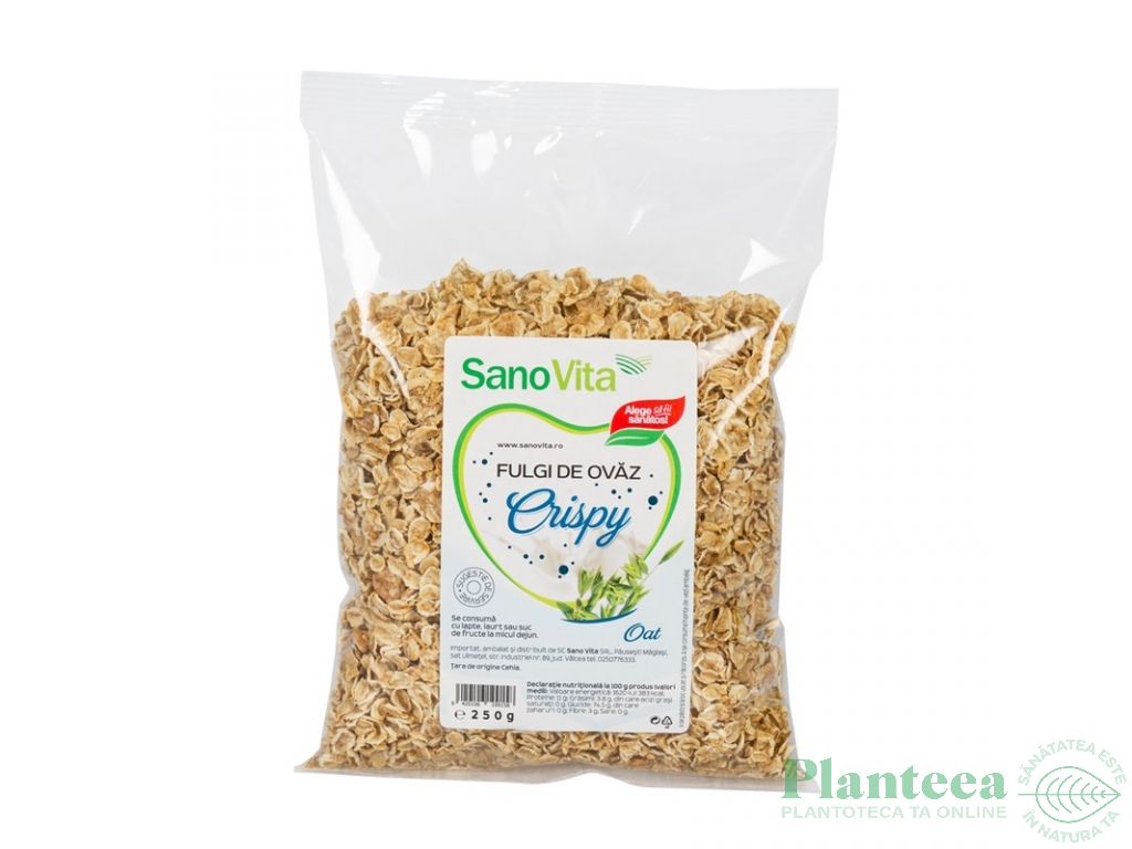 Fulgi orz crispy 250g - SANOVITA