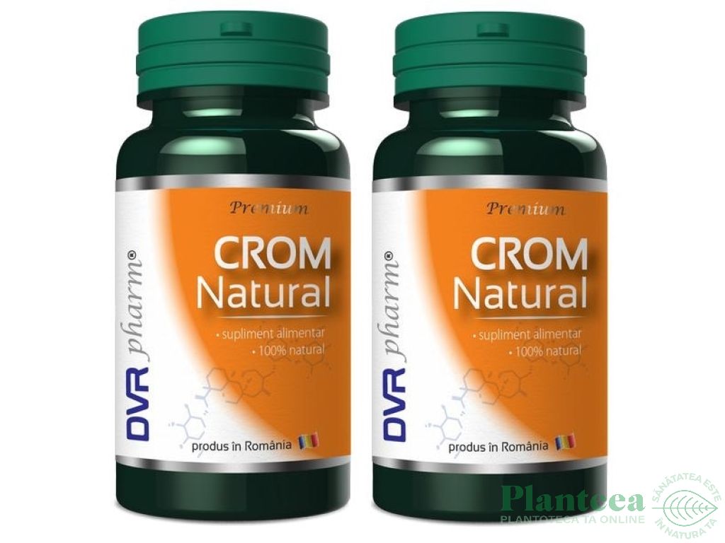 Pachet Crom natural 60+30cps - DVR PHARM
