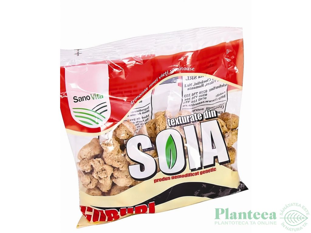 Soia texturata cuburi 100g - SANOVITA