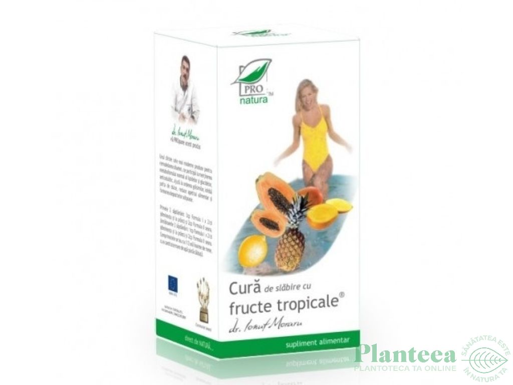 Cura slabire fructe tropicale 168cps - MEDICA