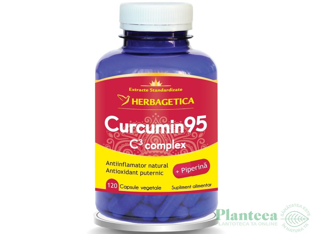 Curcumin+ 95 C3 complex 120cps - HERBAGETICA