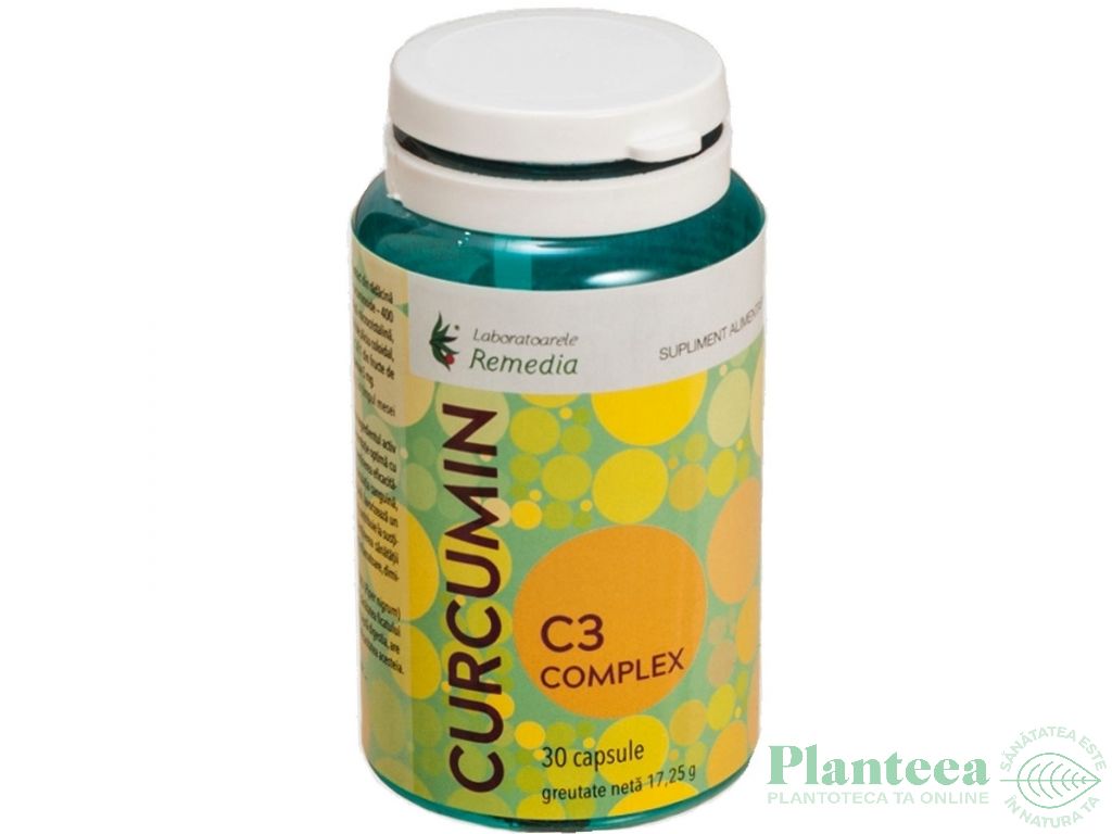 Curcumin C3 complex 30cps - REMEDIA