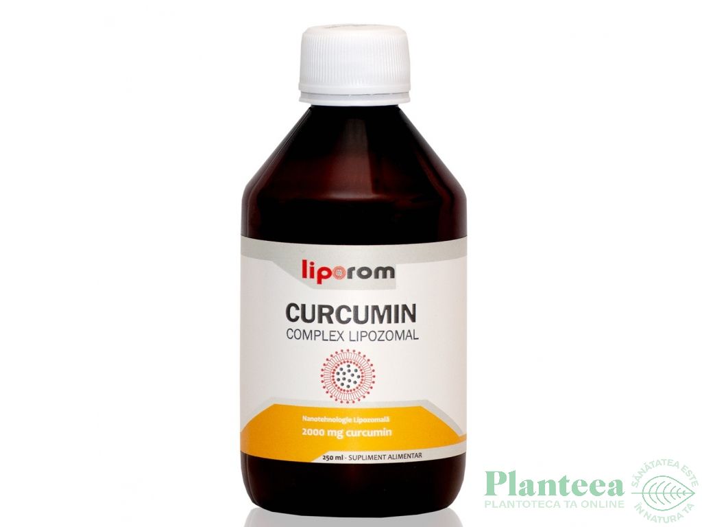 Curcumin lipozomal 250ml - LIPOROM