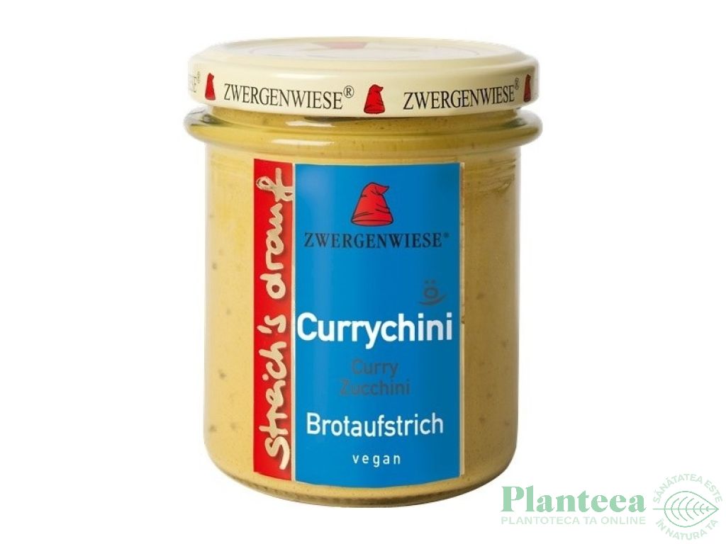 Crema tartinabila curry zucchini Currychini eco 160g - ZWERGENWIESE
