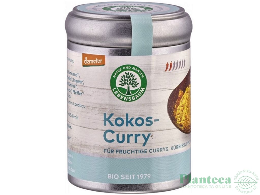 Condimente curry cocos  eco 65g - LEBENSBAUM