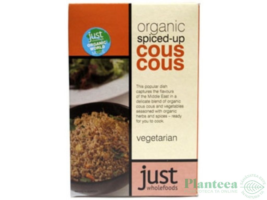 Cuscus grau cu condimente eco 125g - JUST WHOLEFOODS