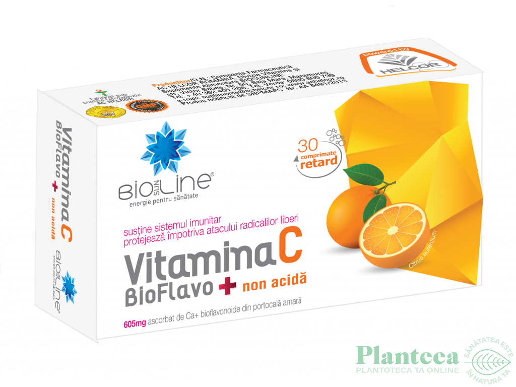 Vitamina C BioFlavo+ 30cp - AC HELCOR