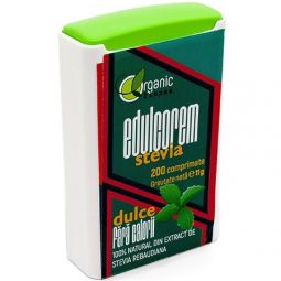 Stevia indulcitor tablete 200b - EDULCOREM