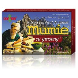 Mumie extract purificat rasina ginseng 30cp - DAMAR