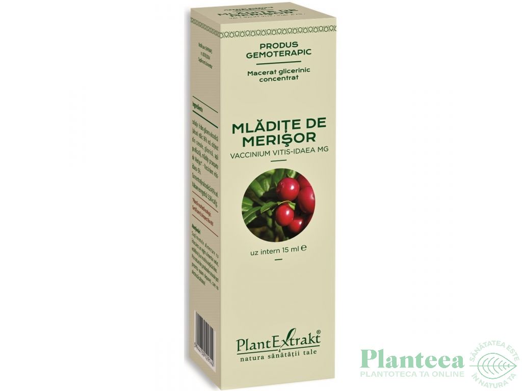 Gemoderivat concentrat merisor mladite 15ml - PLANTEXTRAKT