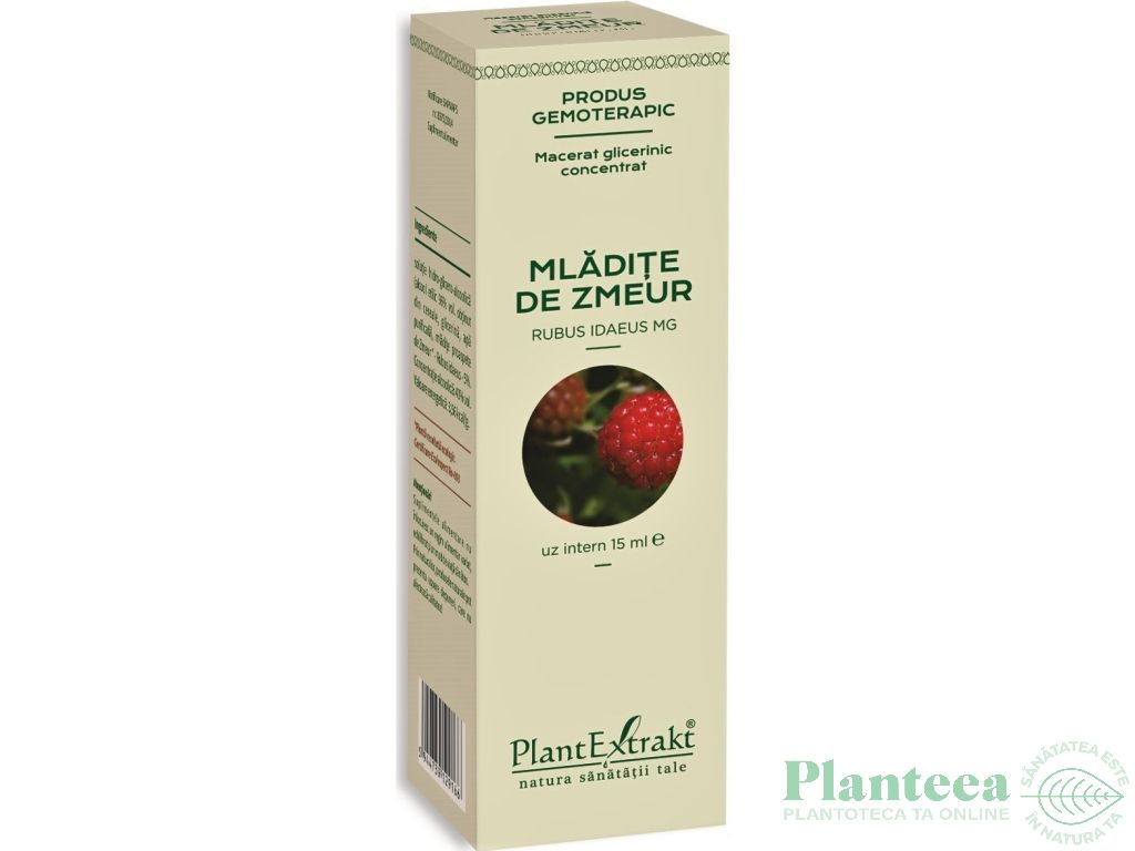 Gemoderivat concentrat zmeur mladite 15ml - PLANTEXTRAKT