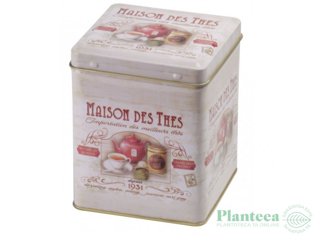 Cutie metalica pt ceai Maison de thes 125g - THE BOX B.V.