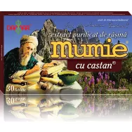 Mumie extract purificat rasina castan 30cp - DAMAR