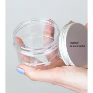 Borcanel plastic transparent Pet fara capac 100ml - MAYAM