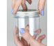 Borcanel plastic transparent Pet fara capac 200ml - MAYAM