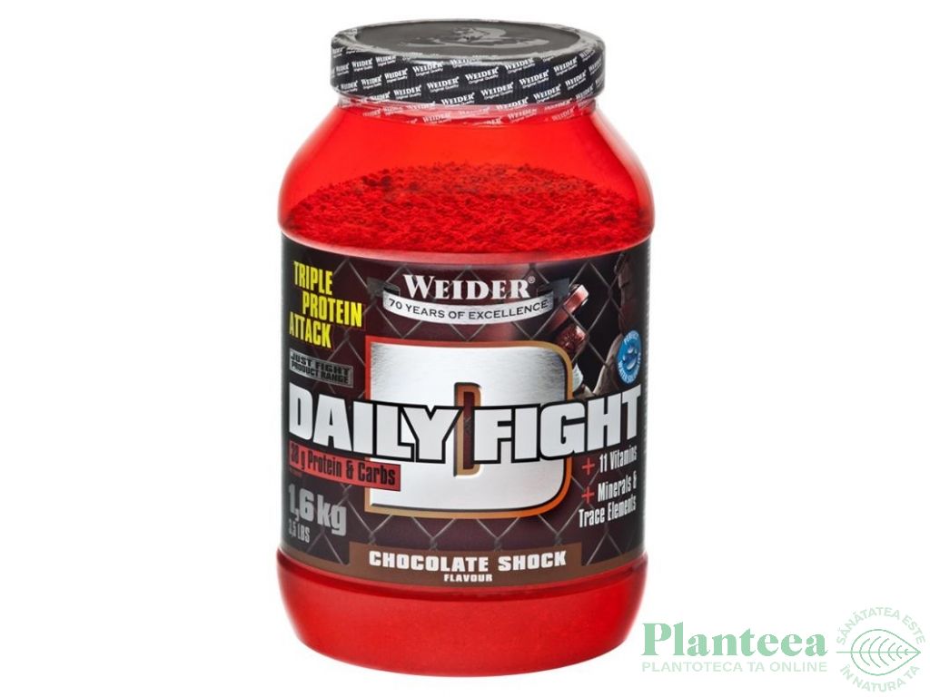 Pulbere Daily Fight ciocolata 1,6kg - WEIDER