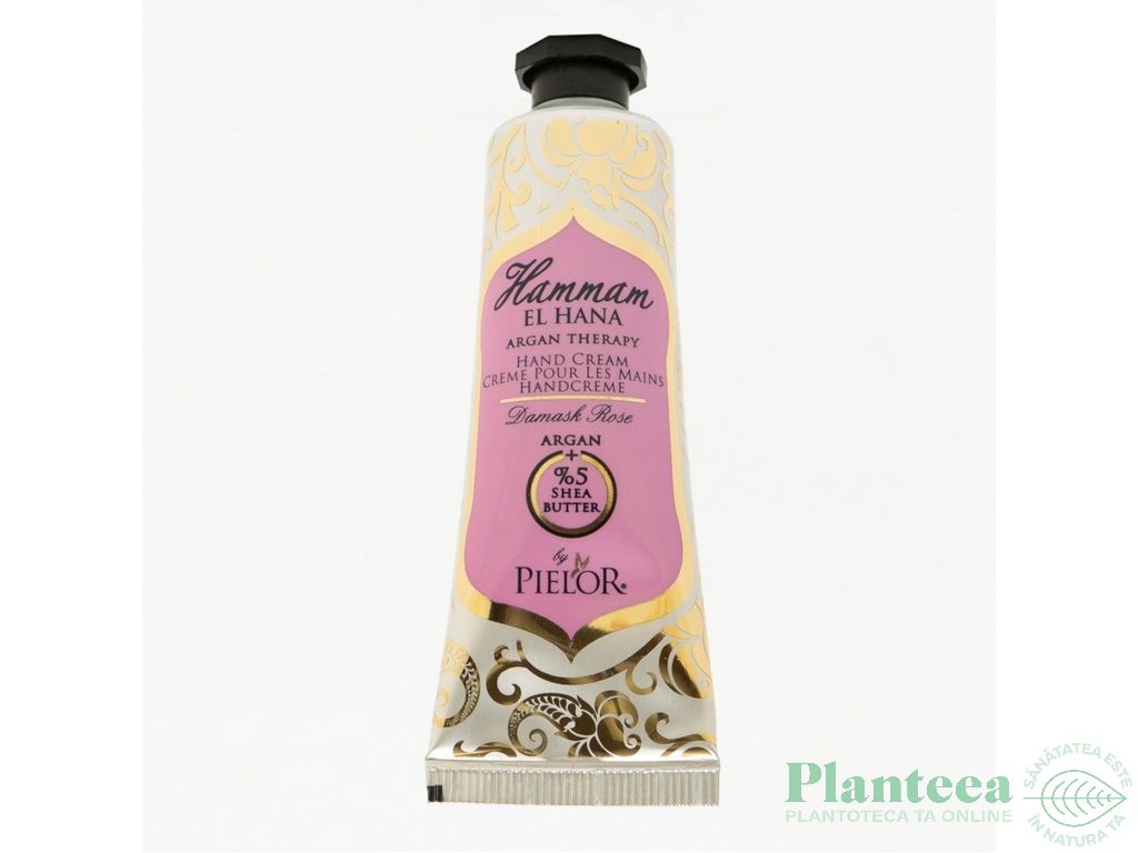 Crema maini ulei argan Damask Rose 30ml - HAMMAM EL HANA