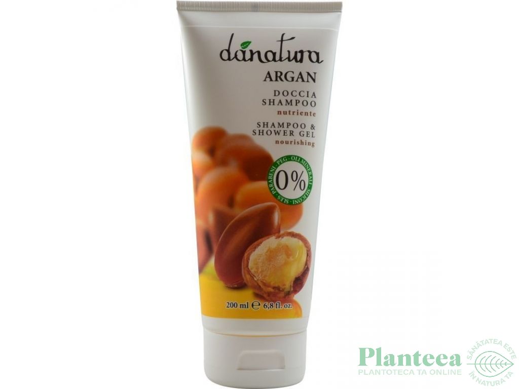 Sampon gel dus ulei argan 200ml - DANATURA