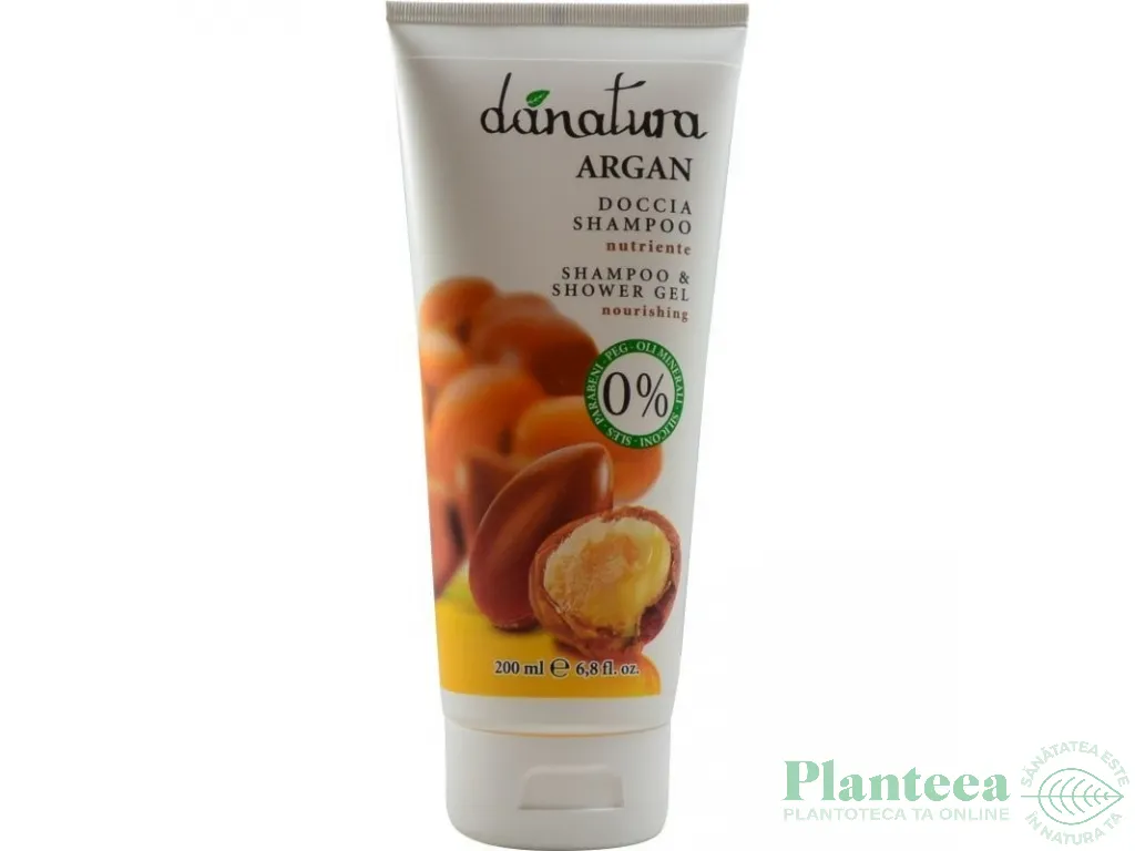 Sampon gel dus ulei argan 200ml - DANATURA