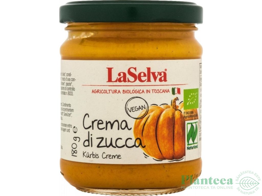 Crema tartinabila dovleac 180g - LA SELVA