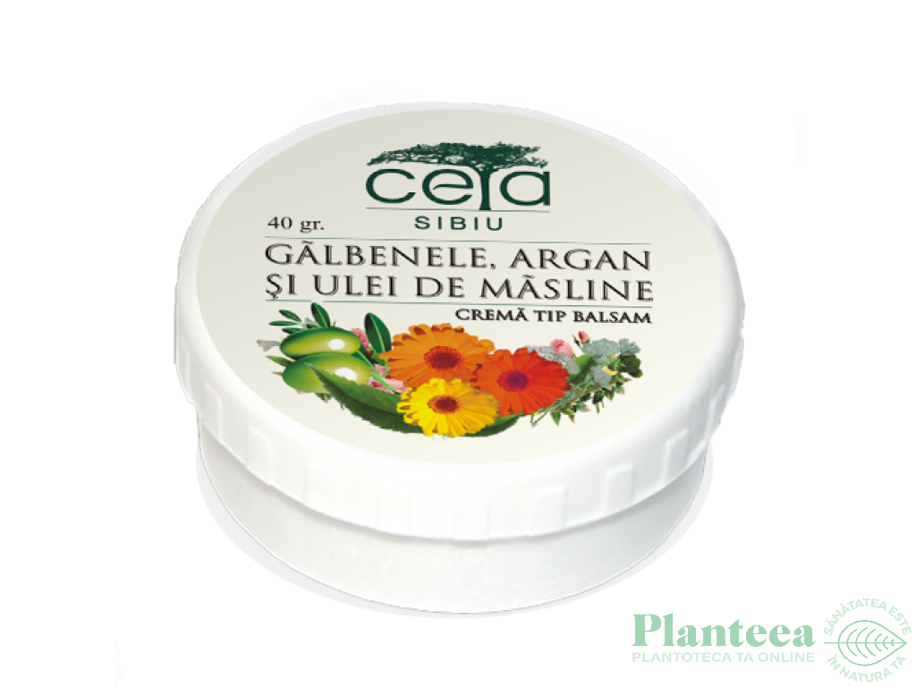 Unguent galbenele argan ulei masline 20g - CETA SIBIU