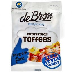 Caramele moi fructe fara zahar fara gluten 90g - DEBRON