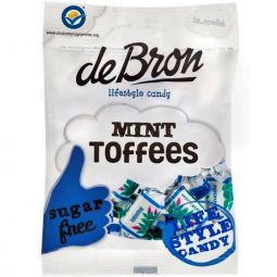 Caramele moi menta fara zahar fara gluten 90g - DEBRON