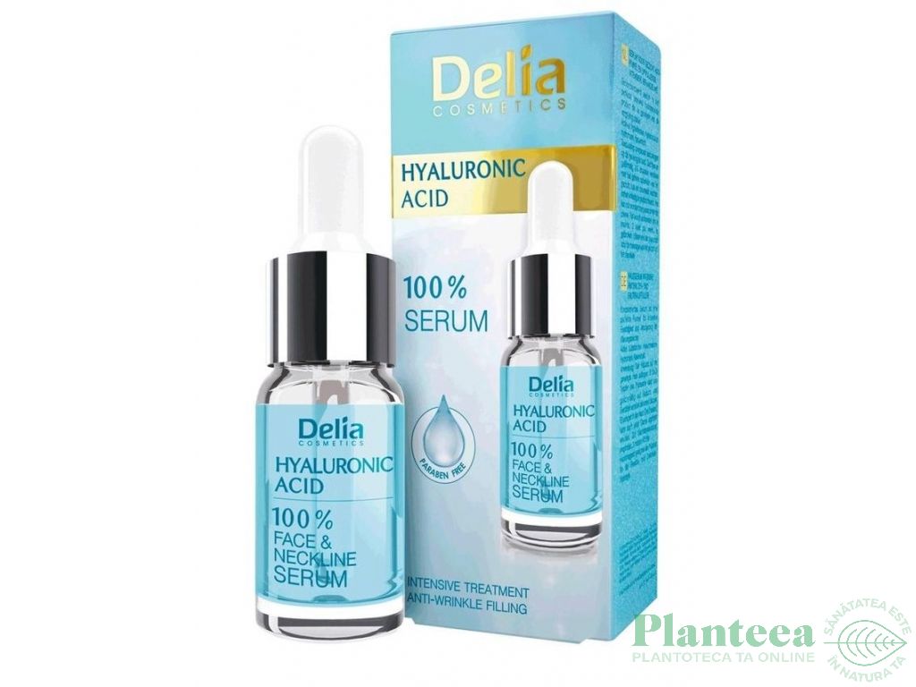 Ser fata decolteu acid hialuronic 10ml - DELIA