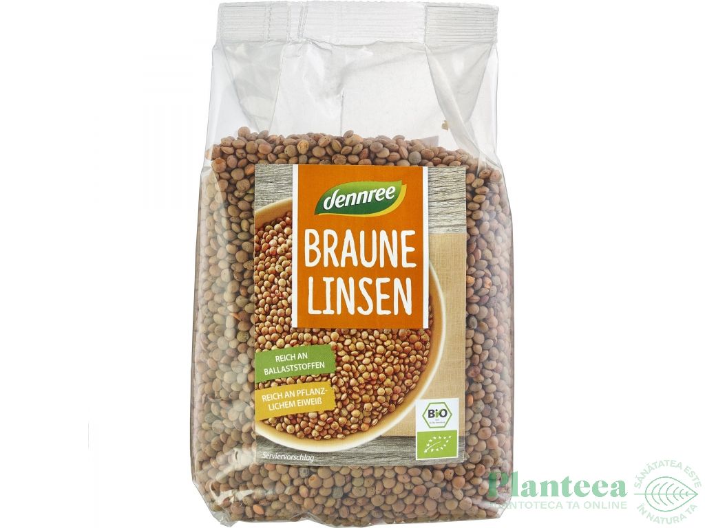 Linte maro boabe eco 500g - DENNREE