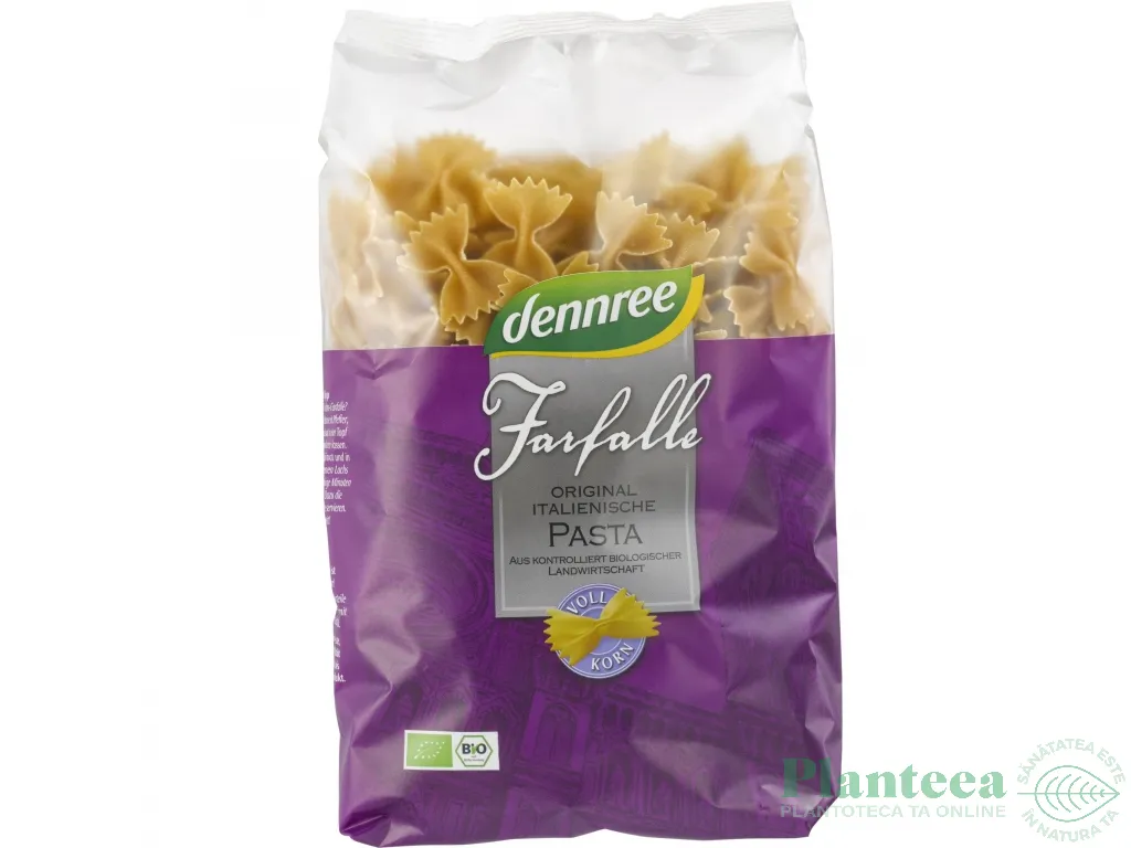 Paste farfale grau integral eco 500g - DENNREE