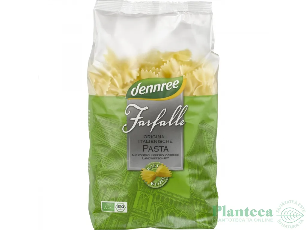 Paste farfale grau semola eco 500g - DENNREE
