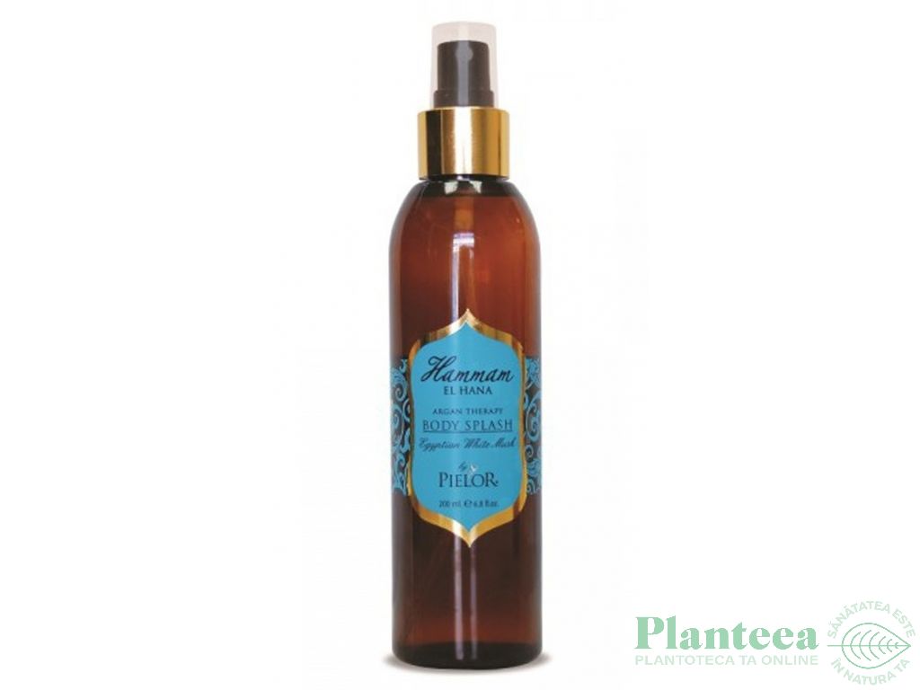 Spray corp parfumat ulei argan Egyptian White Musk 200ml - HAMMAM EL HANA