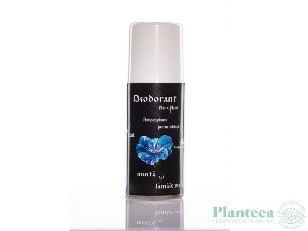 Deodorant roll on menta lamaie barbati 50ml - NERA PLANT