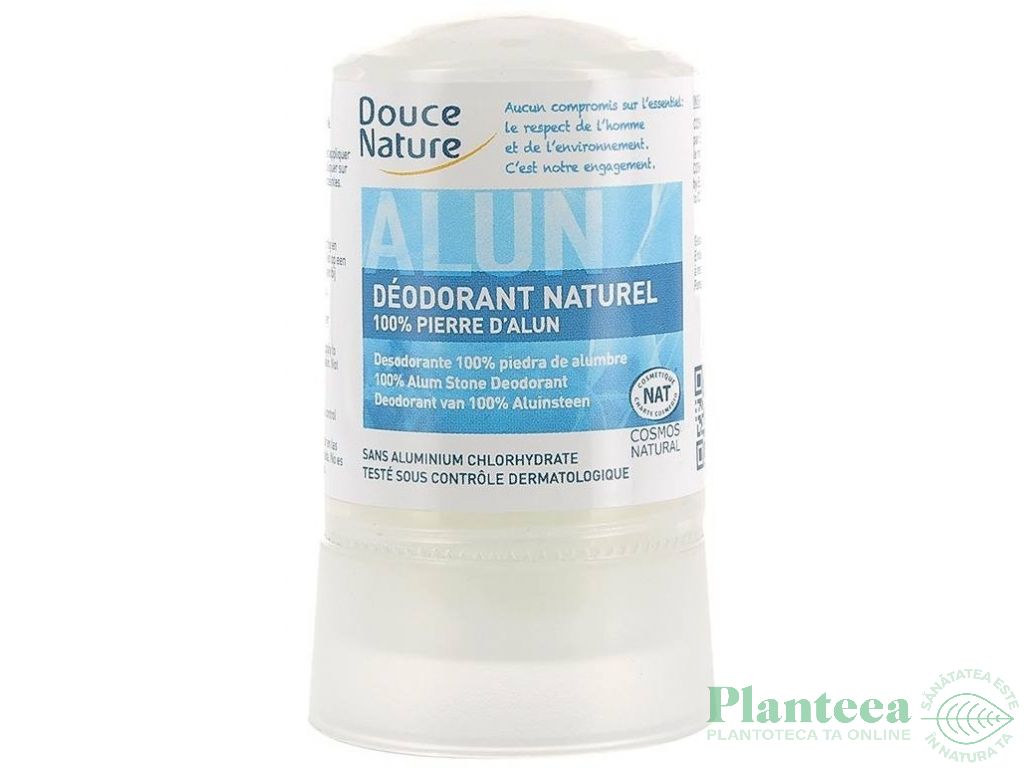 Deodorant stick piatra alaun 60g - DOUCE NATURE