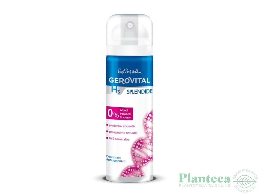 Deodorant spray antiperspirant Splendide 150ml - GEROVITAL H3 CLASSIC