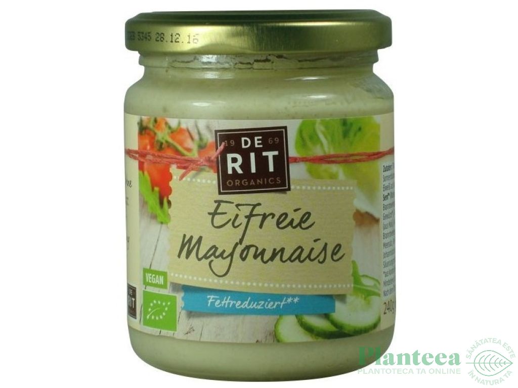 Maioneza vegana fl soarelui 240g - DE RIT