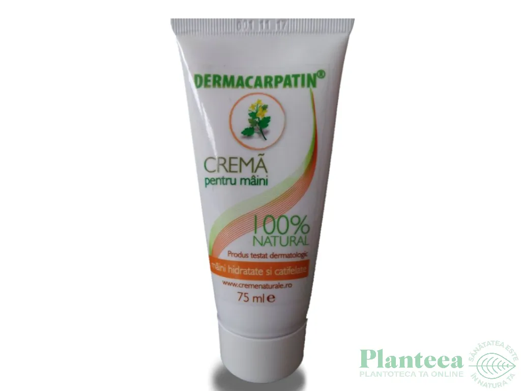 Crema maini hidratate catifelate 75ml - DERMACARPATIN