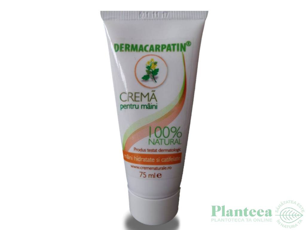 Crema maini hidratate catifelate 75ml - DERMACARPATIN