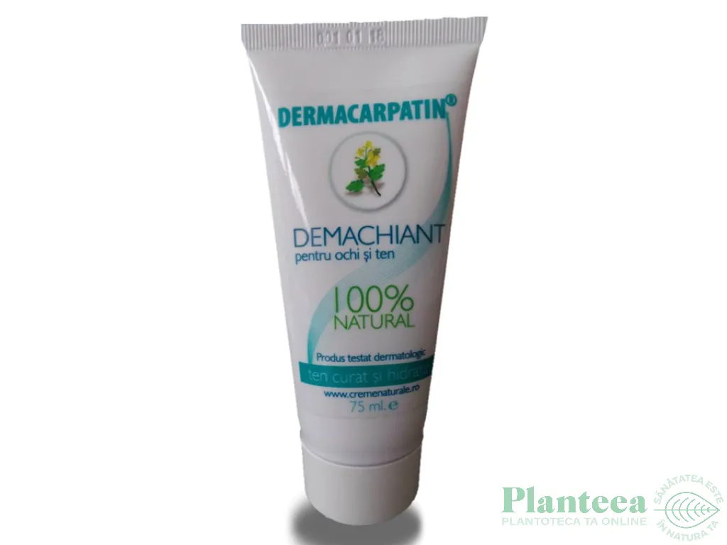 Crema demachiant ochi ten 75ml - DERMACARPATIN